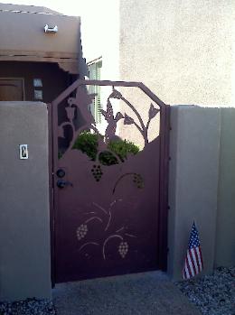 GARAPE VINES WITH HUMMINGBIRDS