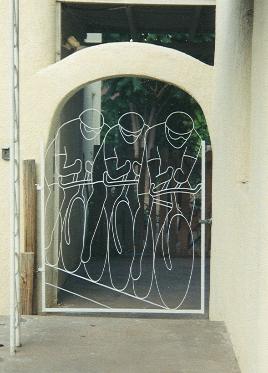 bicycle racer gate