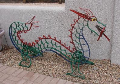 chinese dragon sculpture