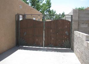 zia double gates with composite slats
