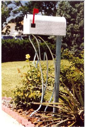 dolphin mailbox post