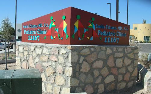 pediatric clinic sign